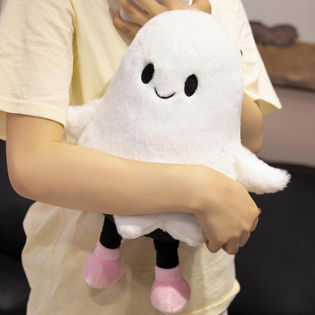 Ghost Plush Doll Halloween Plush Toy Figure Decorations Doll Scary For School Room Birthday Kids Home Holiday Display Party