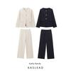 Kaslead New Arrival Women's Fashion Style Flip Suit Outwear Casual Pants 9288507 9287507