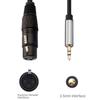 3.5mm To XLR Female Microphone Audio Cable Balanced Balanced Analog Mic Cord  Computer