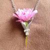 Wearable Vase Necklace Delicate Bouquet Pendant Chain Can Hold Real Or Dried Flowers. A Simple DIY Jewelry Gift Set for Women