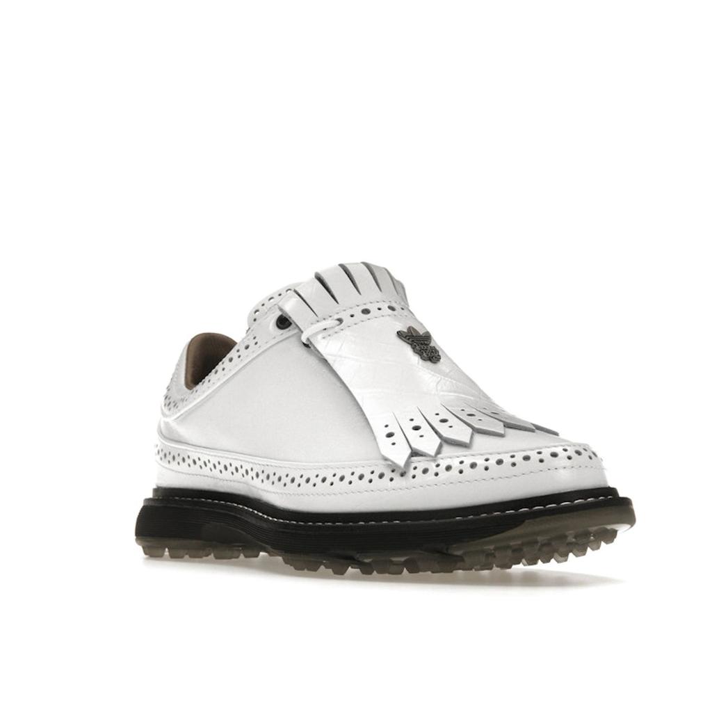 Bogey Boys x adidas MC80 Golf Белые Темно-серебристые Унисекс Кроссовки Облачно-белые Основной черный Темно-серебристый металлик GW2113