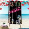 Gorillaz Beach Towel, Large Soft Quick Dry Towel for Beach Camping Swimming