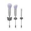 Pokemon Center Original Makeup Brush Set with Pouch Hitomoshi Rumpler Chandelure