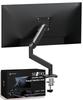 ULTRARM Sentry Single Monitor Desk Gas VESA Compatible with Clamp Grommet Height 10kg Weight VESA Arm, Mount, Spring, Stand, 13"-34" Monitors, &