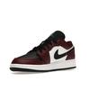 Детские кроссовки Air Jordan 1 Low SE GS Dark Beetroot Red Roma-Green White DM0589-635