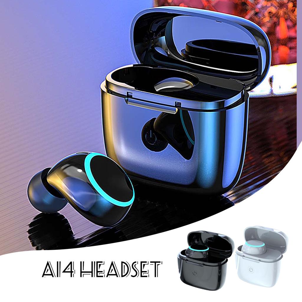 Новинка 2021 года, беспроводная внутриканальная Bluetooth-гарнитура A14 TWS-5.0 со светодиодной подсветкой и шумоподавлением