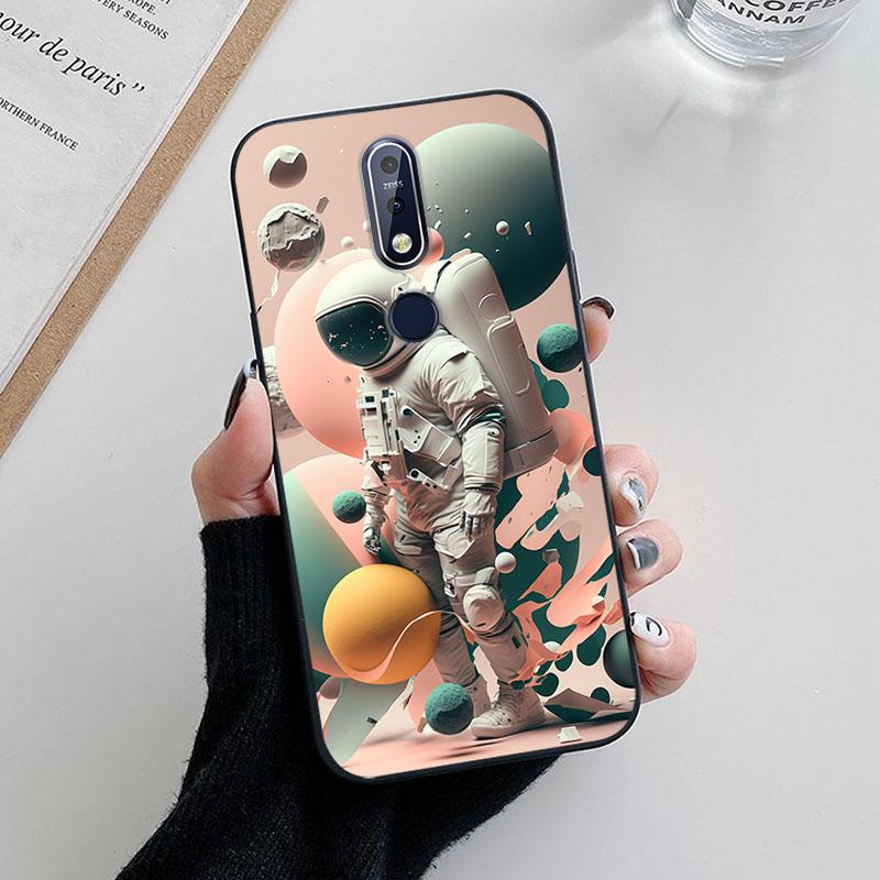 Для Nokia 5.1 Plus Чехол Модный Мягкий Силиконовый Задний Чехол для Nokia 3.1 7.1 Чехол для Телефона etui Fundas Милый Чехол