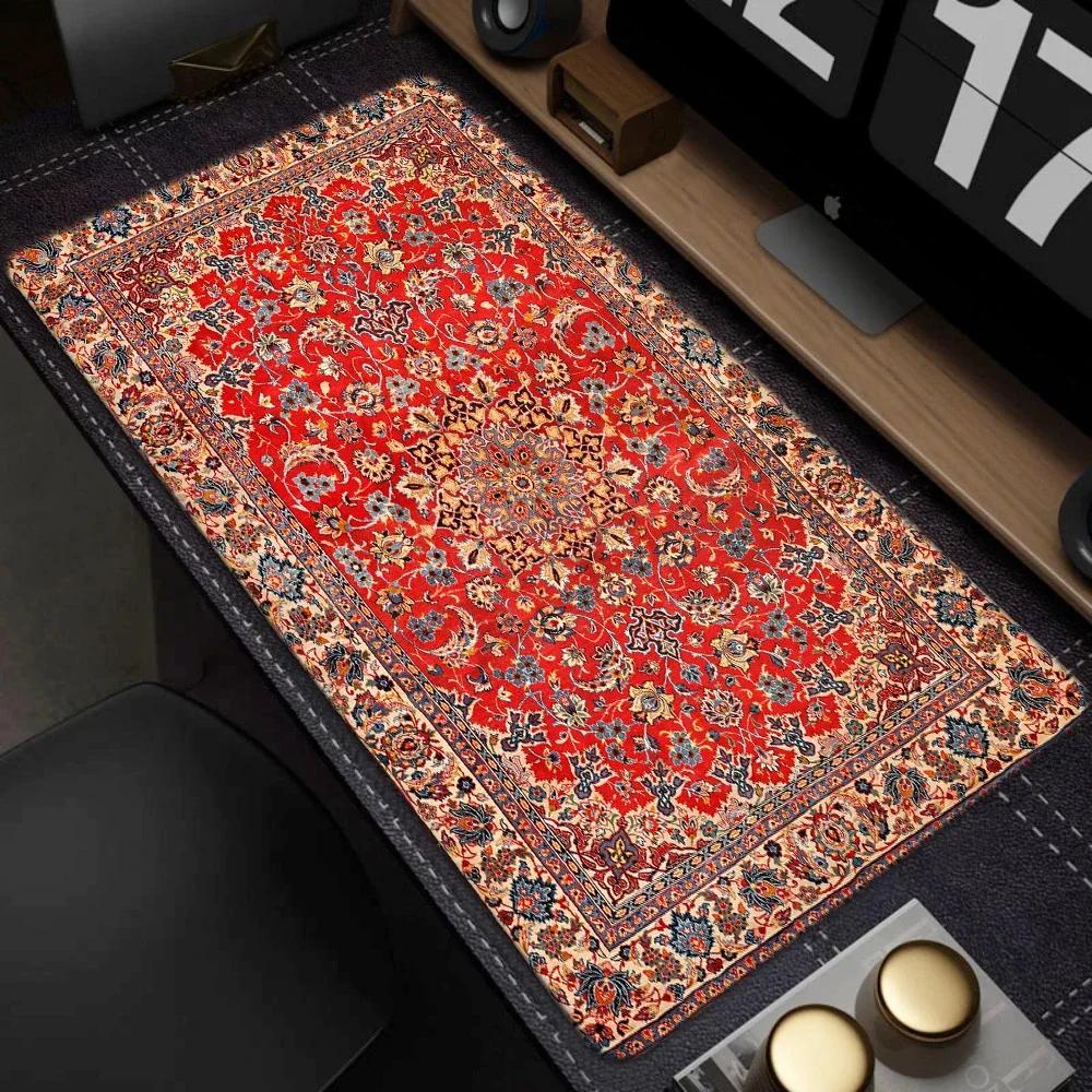 Hot Sell Persian Hd Mousepad Large Big Office Carpet Cushion Gamer Desk Mat Computer Accessorie Table Speed Nonslip Rubber Rug