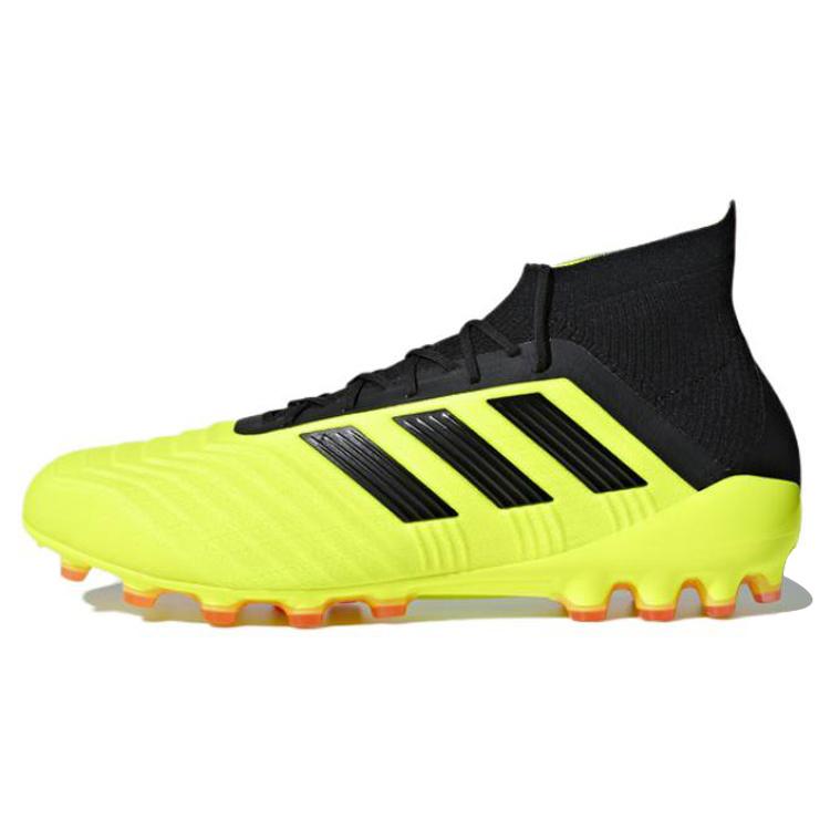 adidas Predator 18.1 AG Амортизация Скользкие Устойчивые к истиранию Футбольные бутсы Желтые Черные DB3482