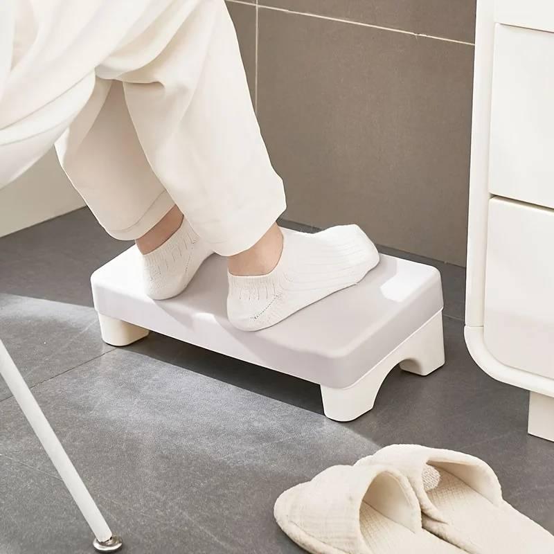 Ergonomic Footrest for Under Desk Relieves Leg and Back Fatigue Adjustable 2 Lengths Use in Study or Office