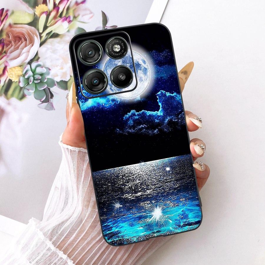 Casing For Motorola Moto G67 Power Aesthetic Cartoons Soft silicone Phone Case Back Cover for MotoG57 Power G 67 Power TPU Shell