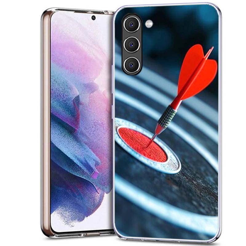 Darts Aesthetics Wire Target Phone Case for Samsung A54 A14 A24 A34 A17 A37 A57 A55 A35 A25 A15 A13 A23 A33 A53 A07 A05S A04S A0