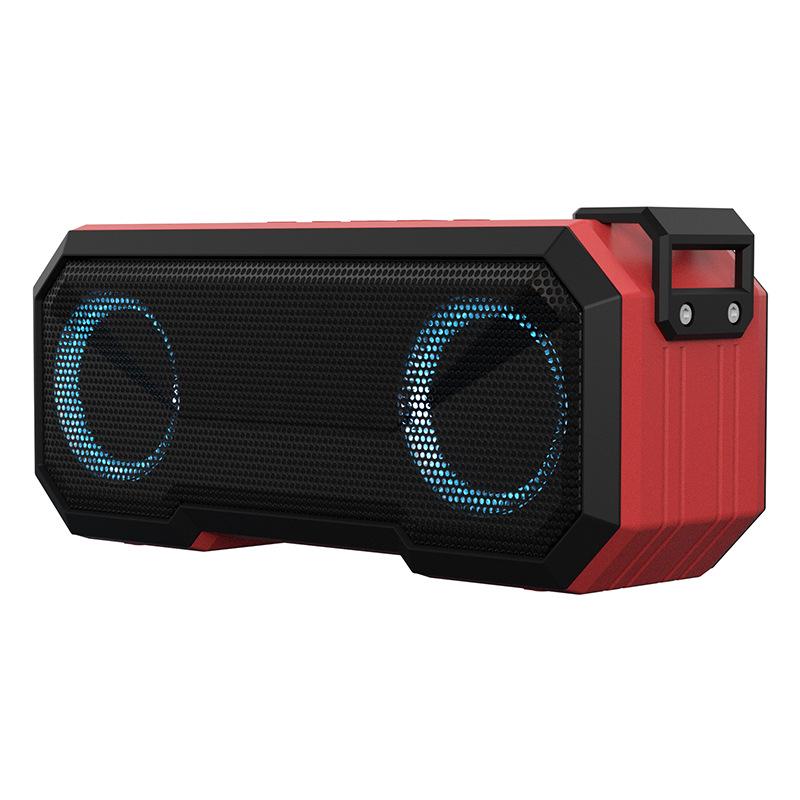 Водонепроницаемая Bluetooth-колонка X8 с Power Bank, Светящийся Уличный Сабвуфер, Разноцветная Подсветка и Рейтингом IPX7.