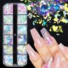 1 Box Nail Decoration Shiny Visual Effect Decorative Attractive Excellent DIY Manicures Glitters Sequins Accessories Supplies