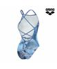 Платье Alena Blooming Mist С двойной перекрестной лямкой На завязках A6Sl1Lo63Blu