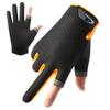 Summer Men Fishing Gloves Women Two Finger Cut Male Angling Anti-Slip Sun-Proof Breathable Cycling Fitness Gloves