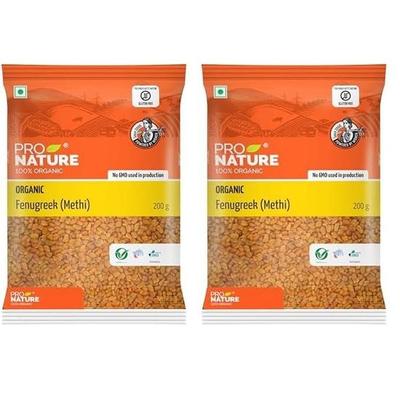 Органические семена пажитника мети Pro Nature, 200 г (Упаковка из 2 шт.)