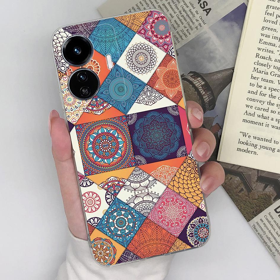 Чехол для телефона Vivo Y9s Y77e Y90 Y91C Y55 Y51 Y52 Y73 Y75 Y83 Y97 Модный персональный противоударный чехол Прозрачный мягкий силиконовый ТПУ для бампера Vivo