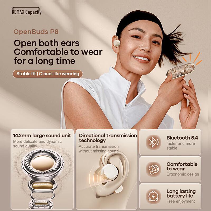 REMAX OpenBuds P8 Беспроводные Bluetooth-наушники с заушным креплением