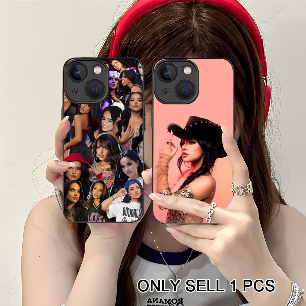 Модный силиконовый чехол для мобильного телефона Becky G для iPhone 17 16 15 14 13 12 11 X XR XS Air Pro Max Plus Mini Цветная крышка