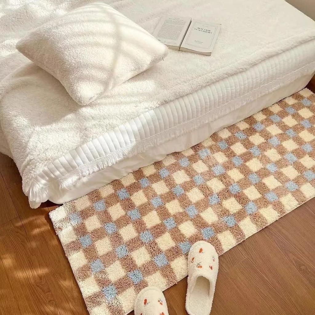 Ковер для гостиной Прикроватный ковер Коврик для спальни Противоскользящий коврик для ванной Входной плюшевый коврик для пола