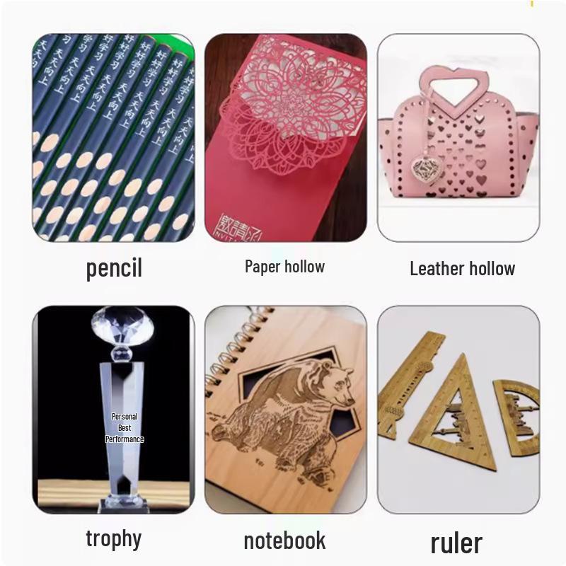 CO2 Laser Engraving Machine for Ceramic, Acrylic, Wood, Chopsticks, and Leather