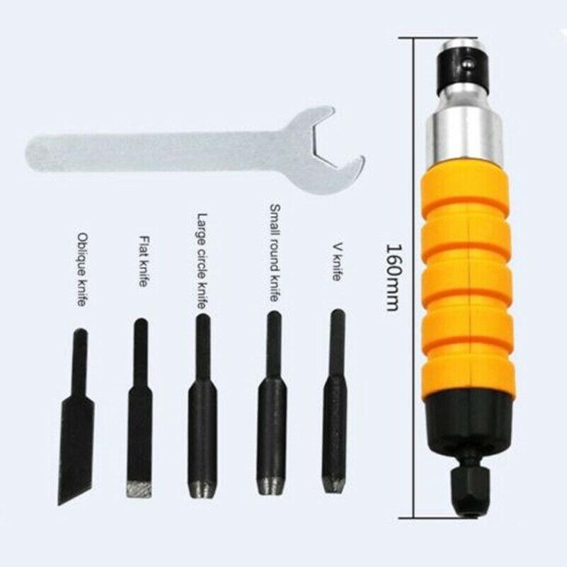 DIY Woodchisel Carving Wrench Flexible Shaft Glove Electric Drill Tool