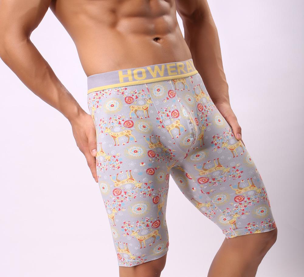 Распроданный: Рождественский олень Красочные мужские боксеры