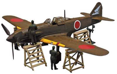 Пластиковая модель самолета AOSHIMA Type 3 Hien Type 2 Kai, цветное литье 1/72 № 2 Ki61-II