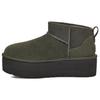 Женские ботинки на платформе Classic Ultra Mini 'Forest Night' 1135092-FRSN