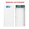 Корпус Power Bank для 8*18650 аккумуляторов, без пайки, для зарядки и хранения, 5V, двойной USB Type C, держатель аккумуляторов для смартфона