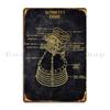 Saturn V F Metal Sign Iron Wall Decor Cinema Mural Club Tin Sign Poster