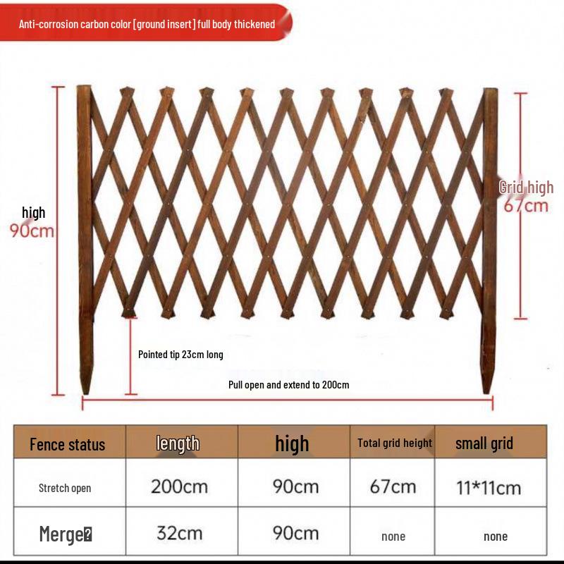 Уличный антикоррозийный раздвижной деревянный забор для сада, двора, крытого балкона и вольера для собак.