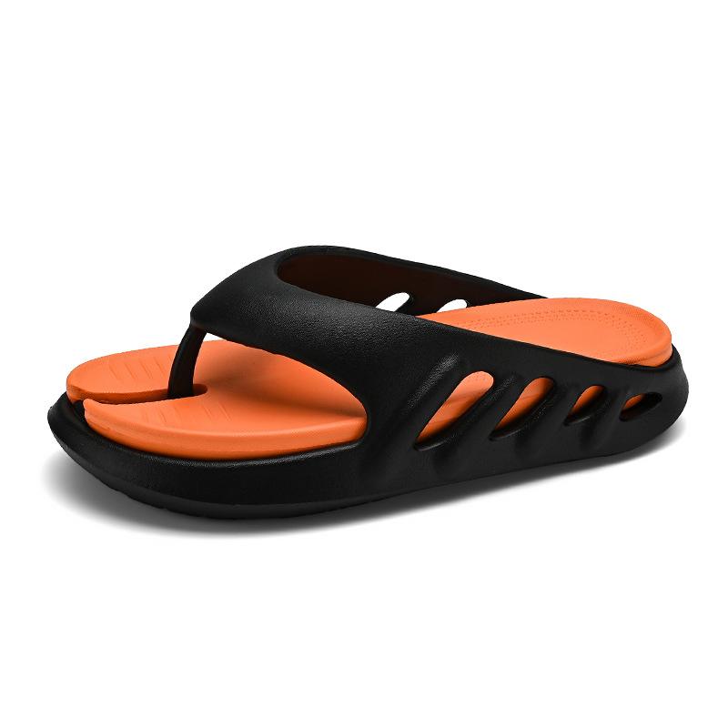 Pallene Men Fashion Casual Summer Sandals Beach Slippers For Men Thick Bottom Flip Flops Men Home Non-Slip Bathroom Slides