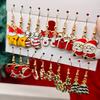 Xiaomi 20PCS Christmas Cartoon Earring Set, Christmas Tree Santa Claus, Elk, Earhook Pendant Earrings Women Christmas Gifts