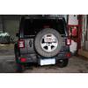 Держатель номерного знака для Jeep Wrangler JK JL 2007-2023, автомобильное заднее запасное колесо, кронштейн для крепления номерного знака, внешний вид