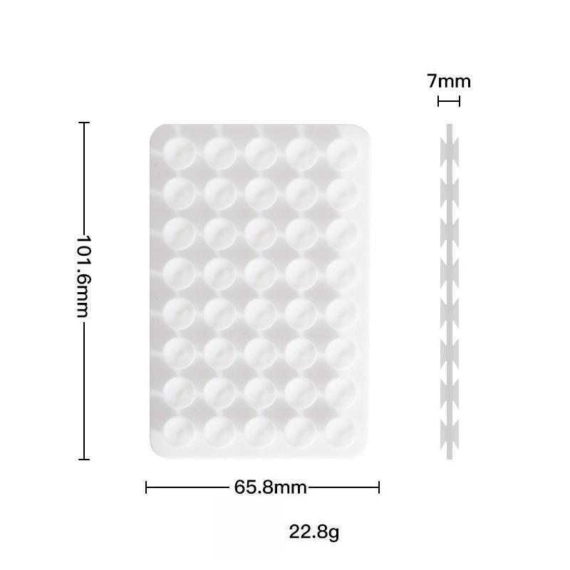Double Sided Silicone Phone Suction Cup 40 Pieces Magnetic Phone Stand Strong Adhesive Phone Back Sticker Phone Accessories