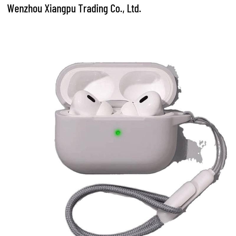 Однотонный серый силиконовый чехол для AirPods Pro 2-го поколения и AirPods 3