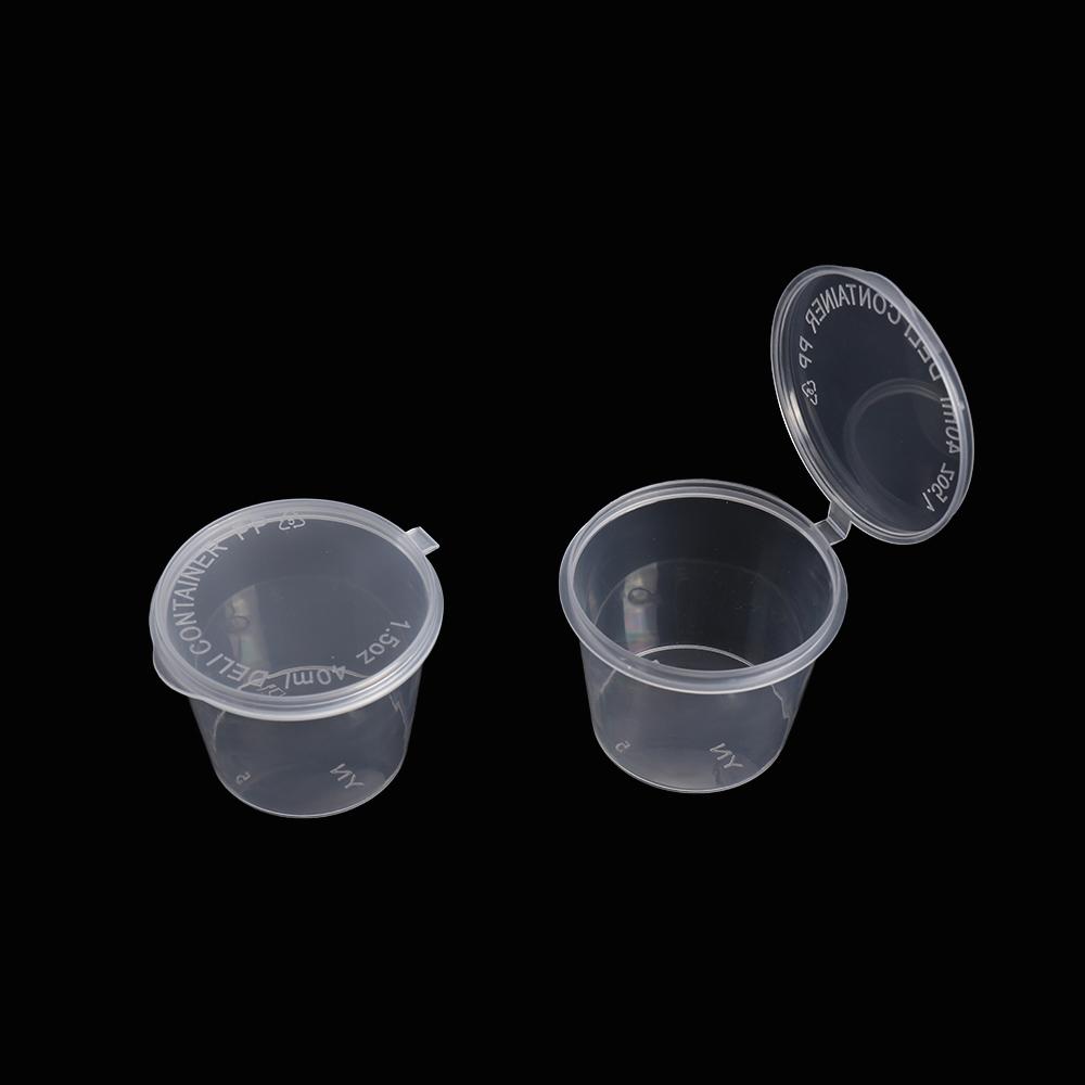 30 шт. Одноразовые пластиковые контейнеры для еды на вынос, Палитра, Соусник, Коробка для пигментов/краски