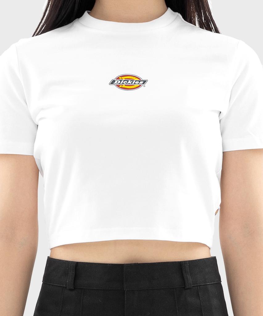 DICKIES Women'S Maple Belly Crop Top White