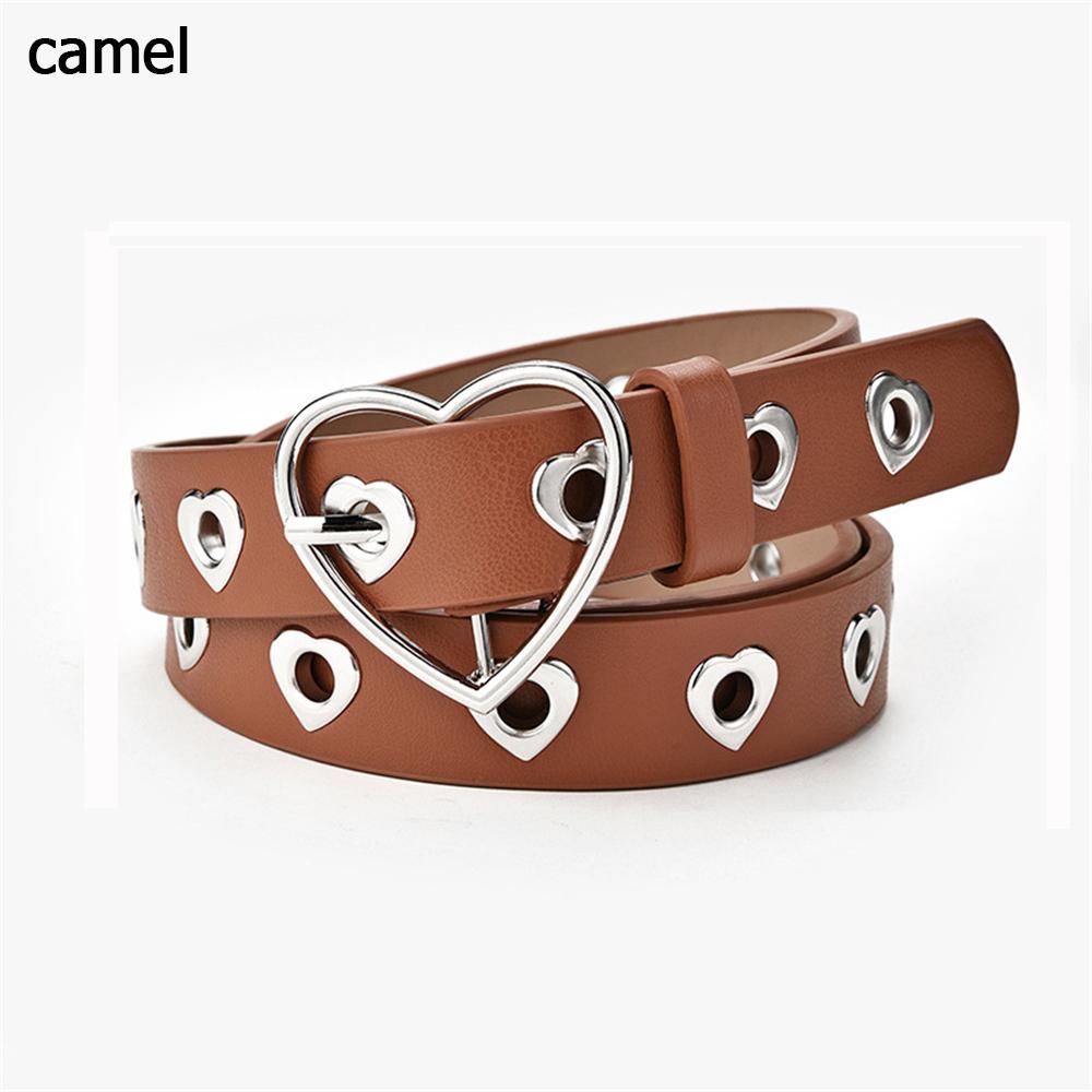 Женский пояс с металлической пряжкой, повседневный пояс на талию, пояс с булавкой в виде сердца, ремни для платья, джинсовый ремень