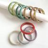 Circular Resin Bangle Bohemian Retro Hand Ring Cute Circular Geometric Bracelet  Spring Summer