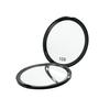 Compact Mirror 10x Magnifying Mirror Makeup Double Sided 2WAY Hand Mirror Folding Tabletop Makeup Mirror Round Black