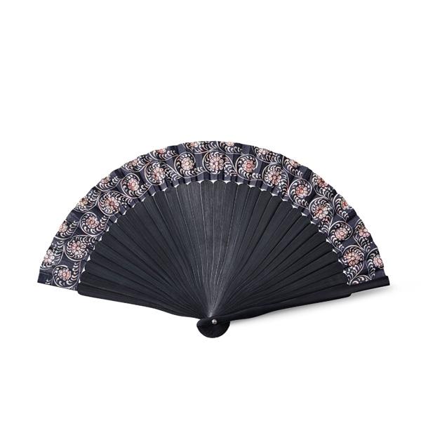 Набор из веера и платка Najeon (Узор пион) – Сотрудничество в области корейского ремесла и дизайна