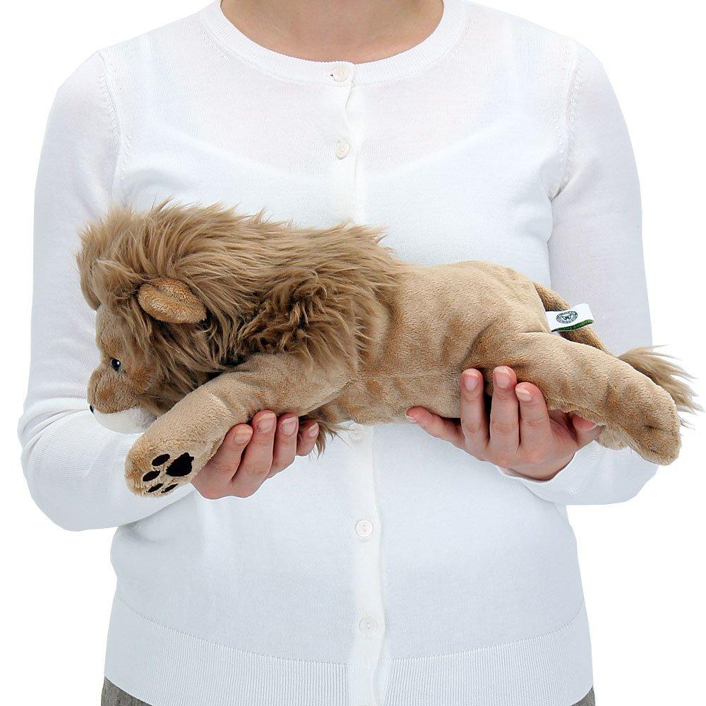 Carolata Lion Plush Toy (Large/Reclining Series/Soft Touch) Realistic Animal Toy Doll Gift Present Birthday (Twice Tested) / Christmas Present