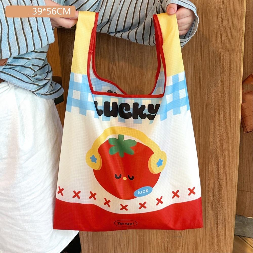 Waterproof Folding Storage Bag Eco-Friendly Handheld Bag Portable Vegetable Storage Bag Storage