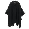 La Mode BALENCIAGA 90s Made In Japan Old Long Poncho 38 Black Cape Coat Women Used
