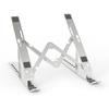 AISENS - LPS3M-177 - Adjustable Desk Stand for Laptop/Tablet, Silver