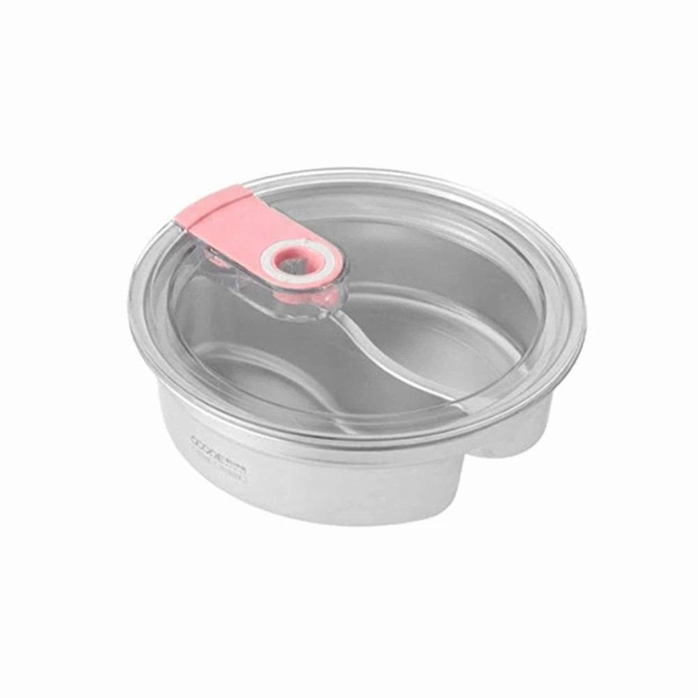Large Capacity Sealed Food Container 304 Stainless Steel Divided Lunch Plate Kitchenware