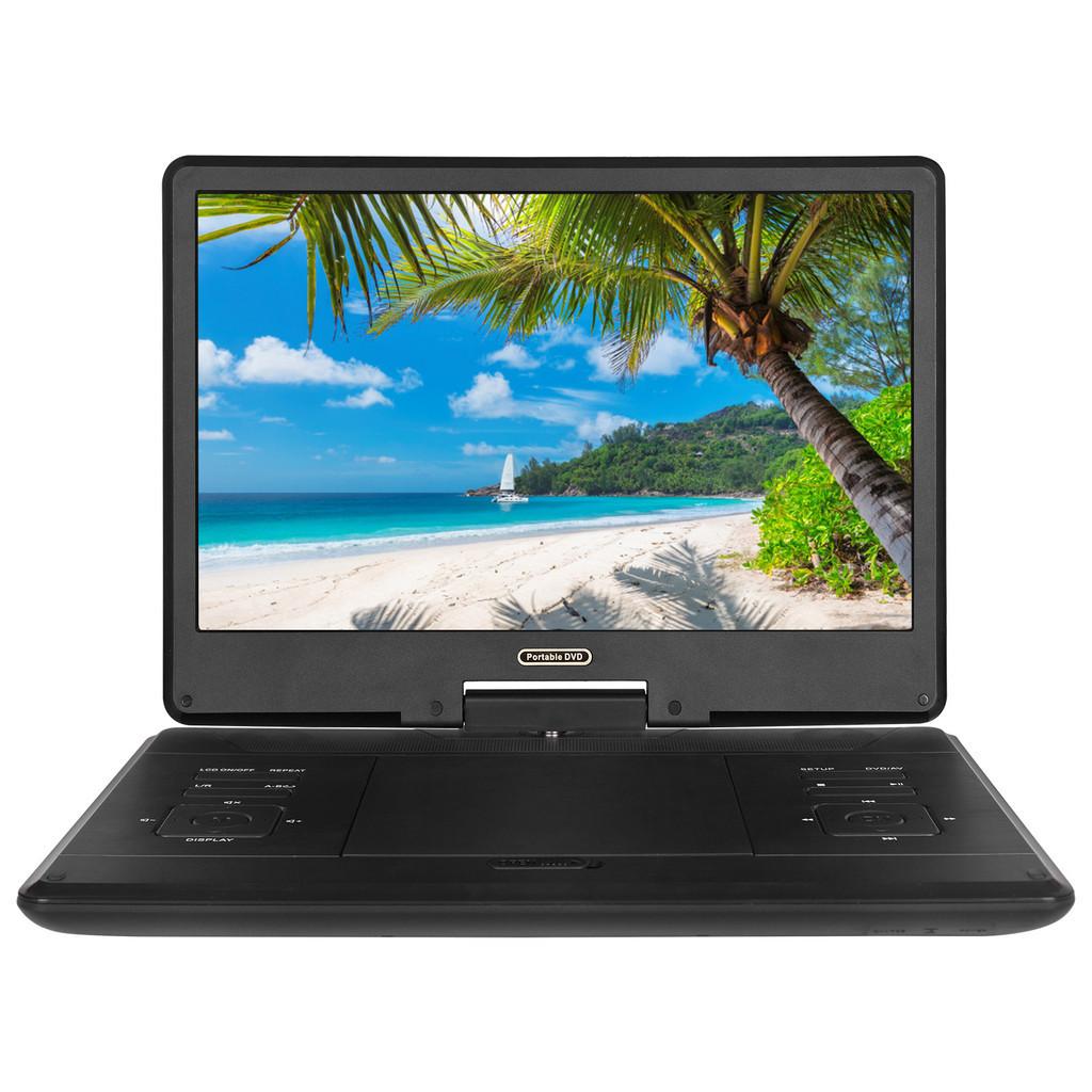 14,0-дюймовый мобильный DVD-плеер высокой четкости, портативный автомобильный проигрыватель компакт-дисков на английском языке, многофункциональный бытовой VCD-плеер 342*232*37 мм